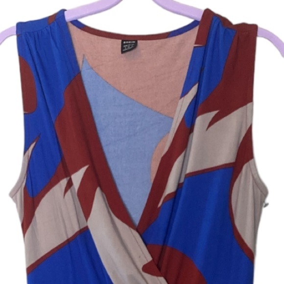 SHEIN multi color sleeveless dress // Wms 4 - Picture 5 of 6